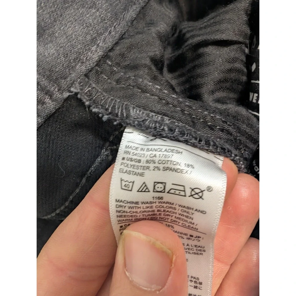 Banana Republic Travel Jeans Mens 30x30 Gray Athletic Fit Stretch 5 Pocket Pants